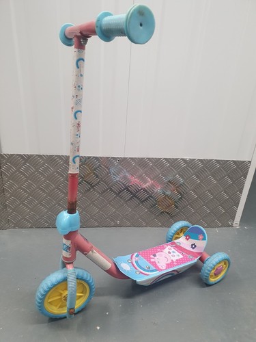 Peppa pig pink push scooter - peppa,