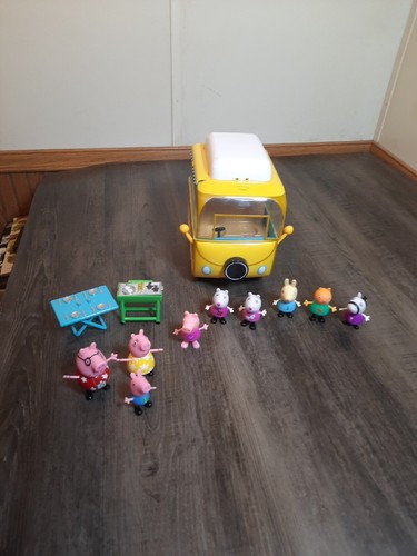 Peppa pig giallo bus furgone - peppa,