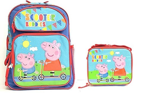 Zaino lunch box peppa pig - e,