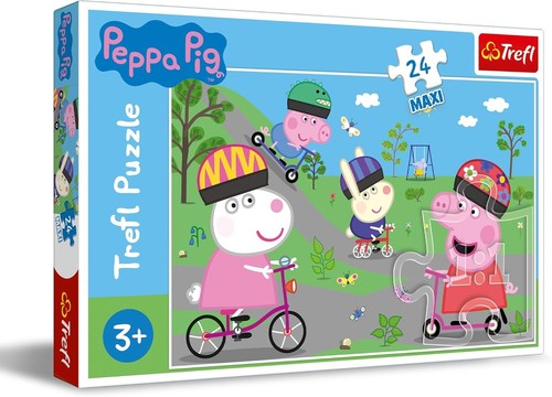 Trefl peppa pig maxi puzzle - peppa, 24