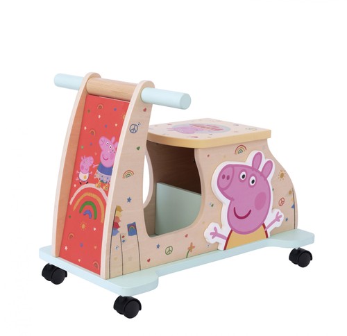 Peppa pig cavalcabile legno - peppa, in
